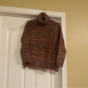 Cozy Maroon Turtleneck Sweater